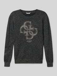 Regular Fit Pullover aus Viskose-Mix in Strick-Optik von Guess - 14
