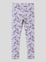Pyjama-Hose mit Allover-Muster Modell 'VIVIAN' von Name It Blau / Türkis - 31