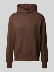 Hoodie met labelprint, model 'BLACHAD' van Jack & Jones Premium Grijs / zwart - 41