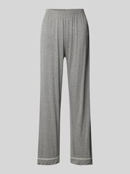 Regular fit pyjamabroek met contrastpaspels, model 'Joy' van CCDK Copenhagen Grijs / zwart - 9