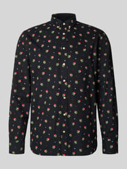 Regular Fit Freizeithemd mit Button-Down-Kragen im Allover-Look von Montego - 43