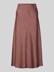 Midirok van satijn met elastische band, model 'Bovary' van Neo Noir Fuchsia - 2