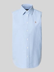 Bluzka koszulowa o kroju relaxed fit z czystej bawełny od Polo Ralph Lauren - 43