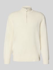 Wollpullover mit Troyer-Kragen von Profuomo - 40
