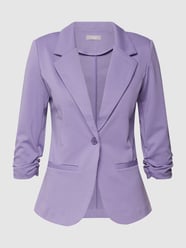 Blazer met plooien, model 'ZABLAZER' van Fransa Paars - 23
