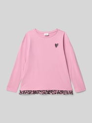 Bluzka o linii A z długim rękawem z czystej bawełny od s.Oliver RED LABEL - 10