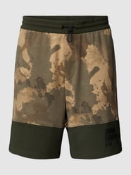Sweatshorts mit Camouflage-Muster von ARMANI EXCHANGE Grün - 14