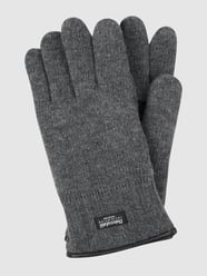 Handschoenen van katoen  van EEM Grijs / zwart - 8