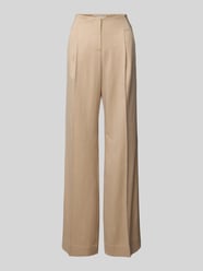 Wide Leg Stoffhose mit Bügelfalten von MORE Beige - 6