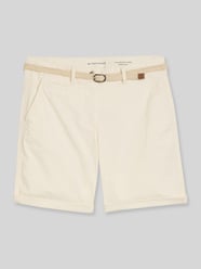 Szorty chino z paskiem od Tom Tailor - 45