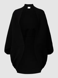 Poncho in gebreide look met structuurmotief van s.Oliver RED LABEL Grijs / zwart - 8