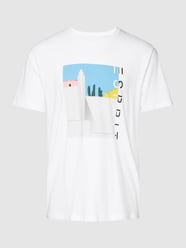 T-Shirt mit Motiv-Print von Esprit Weiß - 36