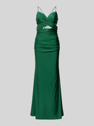Abendkleid mit Raffungen von Luxuar Grün - 18