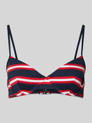 Góra od bikini z prążkowanego materiału od Tommy Hilfiger - 38
