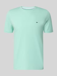 T-Shirt mit Rundhalsausschnitt und Label-Stitching von Fynch-Hatton - 23