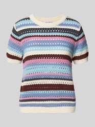 Strickshirt mit Lochmuster von Jake*s Casual - 46