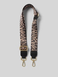Strap met all-over dierenprint model 'Leo' van Hey Marly Beige - 33