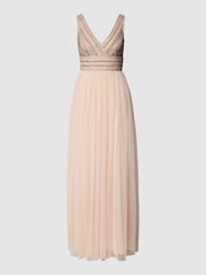 Abendkleid mit Zierbesatz von LACE & BEADS Pink - 24