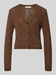 Slim Fit Strickjacke aus Baumwoll-Mix von Marc O'Polo - 22