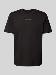 Regular Fit T-Shirt aus reiner Baumwolle von Marc O'Polo Schwarz - 47