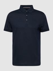 Poloshirt mit Label-Stitching von Tommy Hilfiger Blau - 39