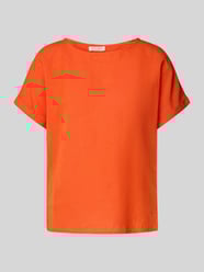 Blusenshirt mit Rundhalsausschnitt von Christian Berg Woman Orange - 1