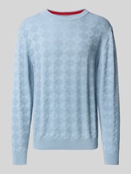 Strickpullover mit gerippten Abschlüssen Modell 'Sargyle' von HUGO - 10