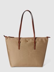 Shopper mit Label-Applikation von Lauren Ralph Lauren Beige - 7