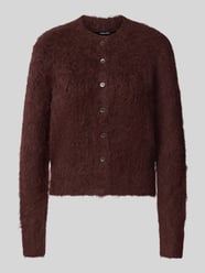 Strickjacke aus Alpaka-Mix Modell 'Tulinda' von someday. Bordeaux - 13