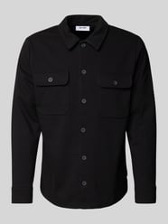 Regular Fit Hemdjacke mit leichtem Strukturmuster Modell 'NEWKODYL' von ONLY & SONS - 44