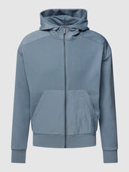 Sweatjacke mit Kontrastbesatz von CK Calvin Klein Blau / Türkis - 12