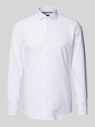 Slim Fit Business-Hemd mit Haifischkragen Modell 'Hank' von BOSS Weiß - 14