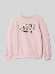 Regular Fit Sweatshirt aus Baumwoll-Mix mit Peanuts®-Print von s.Oliver RED LABEL Rosa - 37