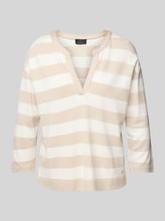 Sweatshirt mit 3/4-Arm von monari Beige - 31