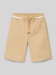 Szorty dresowe o kroju regular fit z mieszanki bawełny od s.Oliver RED LABEL - 28