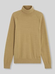 Rollkragenpullover mit Bouclé-Struktur von HUGO Beige - 7
