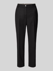 Slim fit pantalon met persplooien van Marc Cain - 24