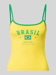 Slim Fit Top mit Statement-Print von GUESS Jeans - 27