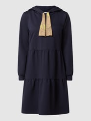 Sweatkleid mit Kapuze von BETTY & CO WHITE Blau - 18
