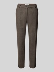 Slim Fit schmale Hose mit Allover-Muster Modell 'STYLE.MARON S' von Brax - 39