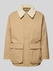 Gewatteerde lange jas met labelprint van Calvin Klein Jeans - 27