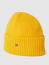Beanie in Strick-Optik von Tommy Hilfiger Gelb - 32