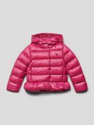 Steppjacke mit Druckknopfverschluss von Polo Ralph Lauren Kids Pink - 24