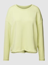 Sweatshirt met labeldetail, model 'Mailaa' van Armedangels Groen - 44