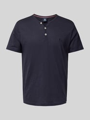 T-Shirt mit Serafino-Ausschnitt von Lerros - 13