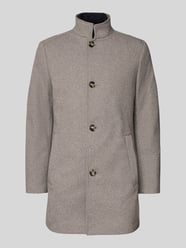 Lange jas met opstaande kraag en steekzakken van MCNEAL - 6