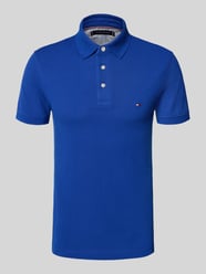 Slim fit poloshirt van een mix van katoen en elastaan van Tommy Hilfiger - 26