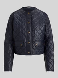 Cropped Lederjacke aus reinem Lammleder von Lauren Ralph Lauren - 5