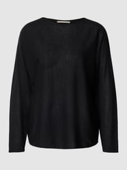 Longsleeve met ronde hals van (The Mercer) N.Y. Grijs / zwart - 45