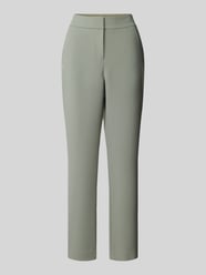 Slim Fit Cigarette Pants in Ankle-Länge aus Twill von s.Oliver BLACK LABEL Grün - 26